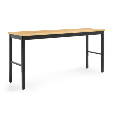 Newage Products Pro Series 84" Workbench with Bamboo Top, Black 55216